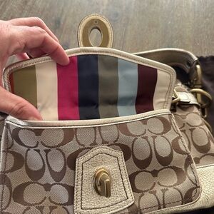 SOLD Coach legacy shoulder bag